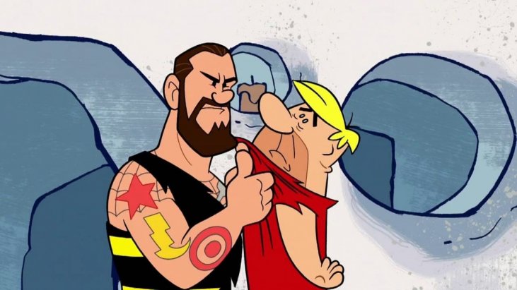 The Flintstones & WWE : Stone Age Smackdown izle